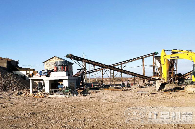 顎式破碎機、圓錐破碎機作業(yè)現(xiàn)場